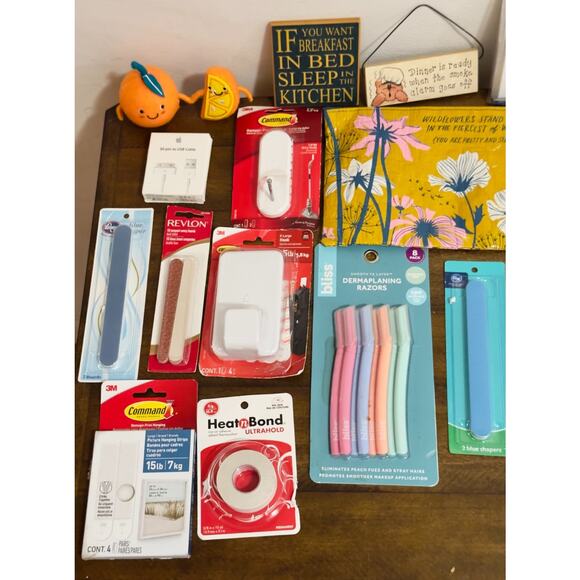 Misc Junk Drawer- Mixed Lot - Trinkets, Collectibles, Shoe Laces, Nail Polish - Picture 2 of 4